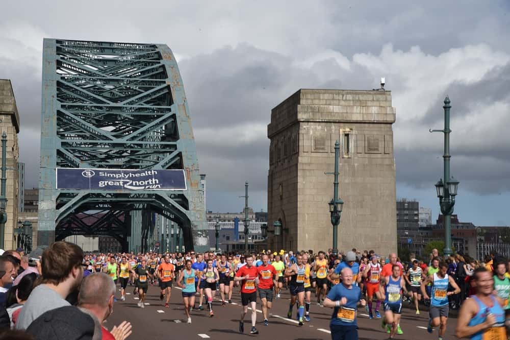 Newcastle,,England,,September,9th,2018:runners,In,The,Great,North,Run
