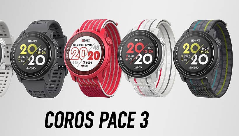 COROS announces the PACE 3 GPS Sport Watch