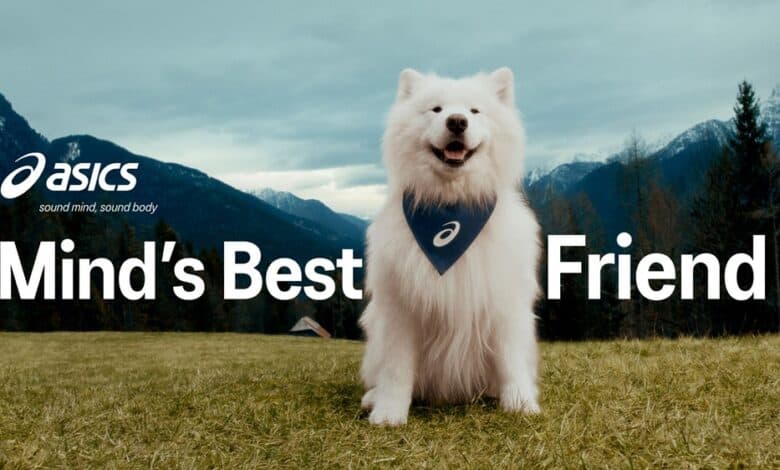 ASICS becomes the first sports brand to sign a dog to its ambassador roster