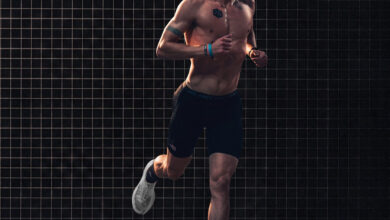 HYROX World Champion Dylan Scott running