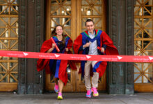 Marathon runners Natalie Wangler and Jonas Müller graduate together with PhDs